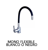 MONOCOMANDO FLEXIBLE NEGRO